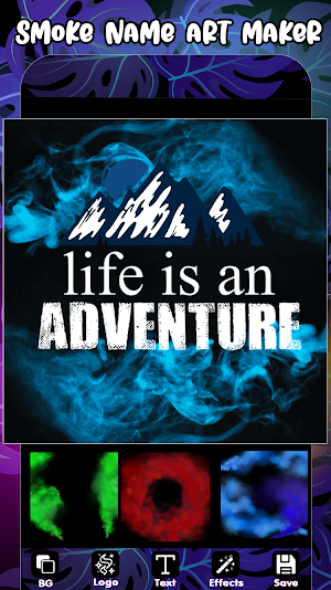 3D Smoke Effect Name Art Maker Screenshot 3