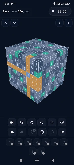 sudoku cube Screenshot 3