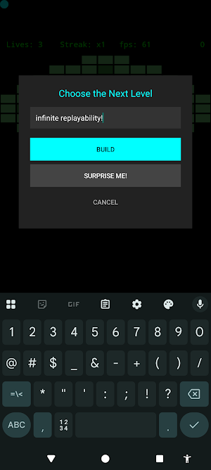 unbrAIkable: Infinite Breakout Screenshot 1