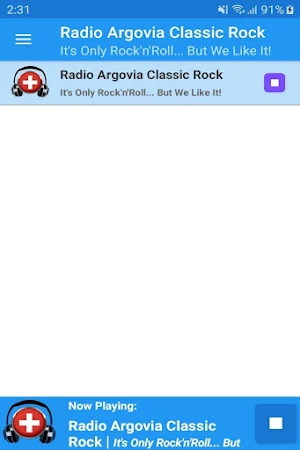 Radio Argovia Classic Rock App Screenshot 0
