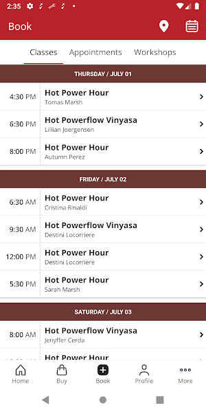 Powerflow Yoga Screenshot 1