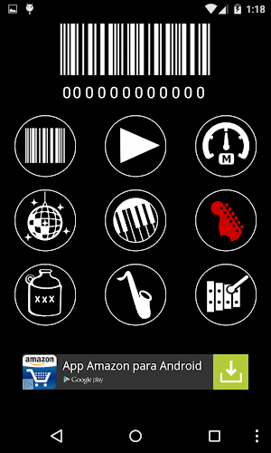 Musical barcode scanner Screenshot 2