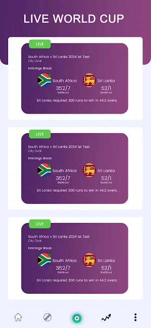 Live Cricket Score App 2023 Screenshot 1