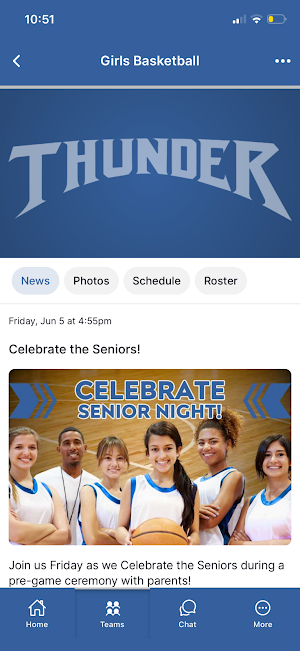 Hinkley Thunder Athletics Screenshot 3