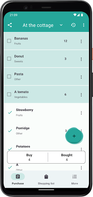 Grocery shopping list: Listic Screenshot 3