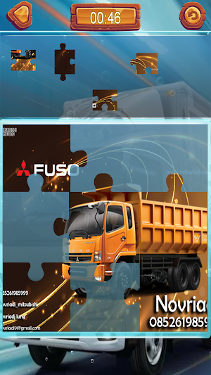Fuso Trucks Jigsaw Puzzle Screenshot 1