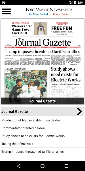 Journal Gazette, Fort Wayne Screenshot 0