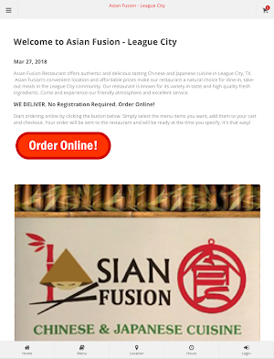 Asian Fusion League City Online Ordering Screenshot 3