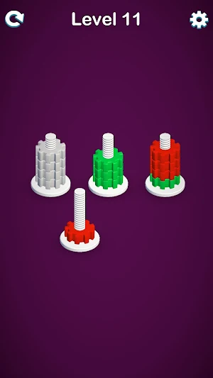 Nuts Bolt Sort & Match Puzzle Screenshot 2
