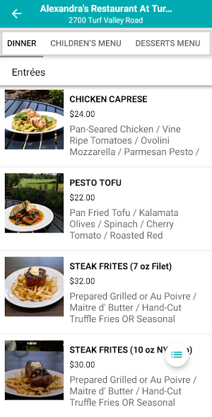 Alexandra's Restaurant Screenshot 1