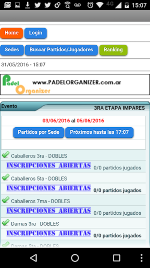 Liga Tenis del Litoral Argenti Screenshot 0