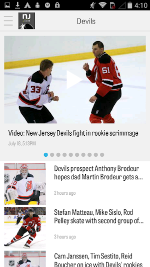 NJ.com: New Jersey Devils News Screenshot 1