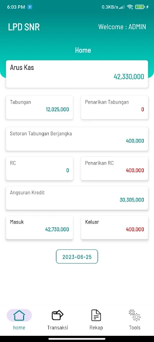 SNR Simpan Pinjam Screenshot 1