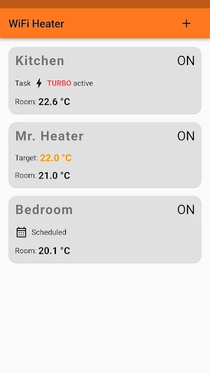 WiFi Heater Screenshot 1