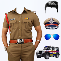 Men Police Photo Editor - Suit