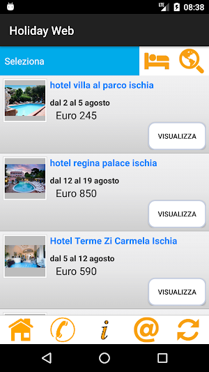 Holiday Web Screenshot 1