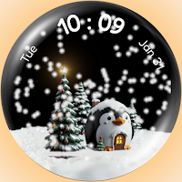 Snow Globe Watch Face: Winter
