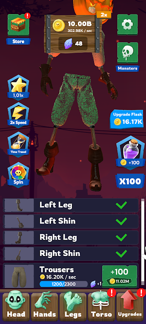 Halloween Monsters Idle Screenshot 2