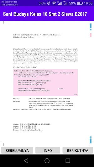 Seni Budaya Kelas 10 Smt 2 Siswa E2017 Screenshot 1