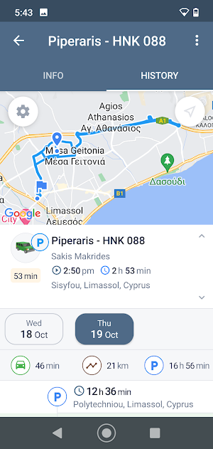 Piperaris Telematics Screenshot 3