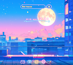 City Pop Theme +HOME Screenshot 0