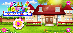 Doll House Cleanup Design Game Screenshot 0