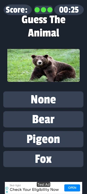 Animal Quiz Learn & Play game Screenshot 2