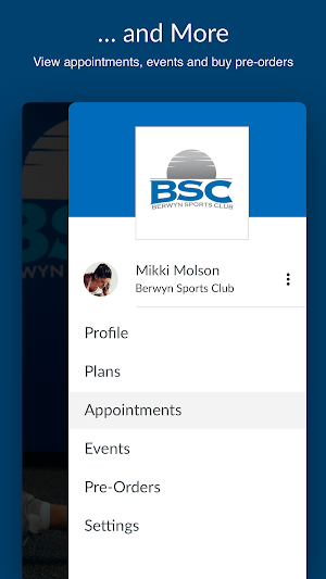 Berwyn Sports Club Training Screenshot 3