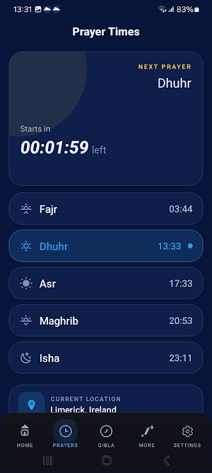 Noor صلاتي Screenshot 1