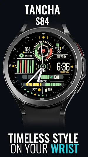 Tancha S84 Dashboard WatchFace Screenshot 0