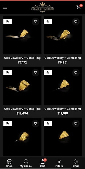 SR Parekh Jewellers Screenshot 2
