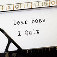Quit in style...