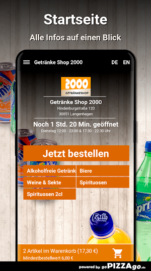 Getränke Shop 2000 Langenhagen Screenshot 1