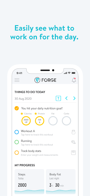 Forge Fitness and Nutrition Screenshot 1