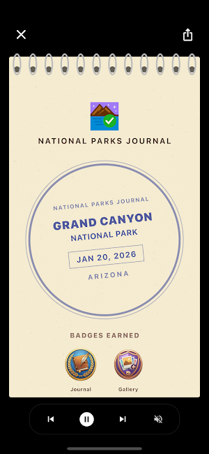 National Parks Journal Screenshot 3