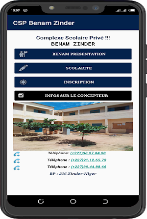 CSP BENAM-ZINDER Screenshot 0