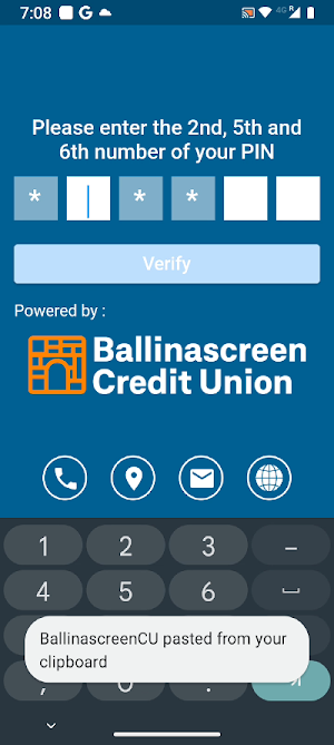 Ballinascreen Credit Union Screenshot 2