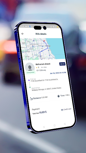 Bluesky - Request a ride Screenshot 3