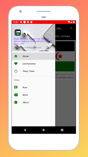 Radio Western Sahara: Stations Online FM, Arabic Screenshot 1