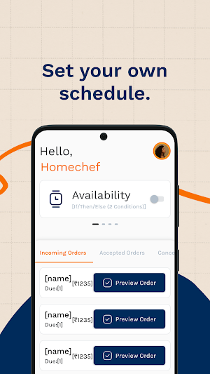 HomeFooody Partner Screenshot 2