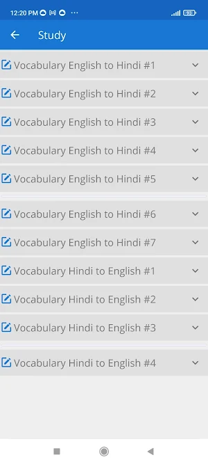Hindi to English Word Meaning Screenshot 0