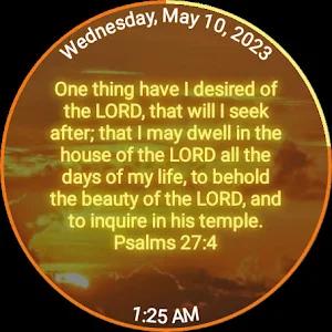 My Strength Bible Watch Face Screenshot 3