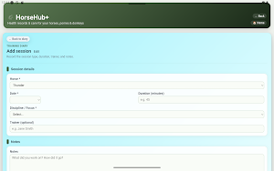HorseHub+: Horse Care & Health Screenshot 3