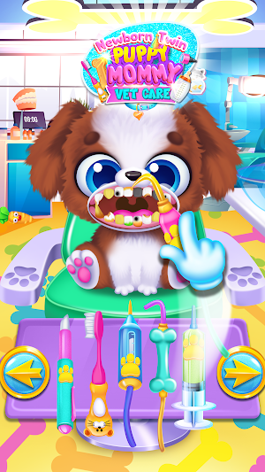 Newborn Puppy & Mommy Dog Pet Salon Doctor Daycare Screenshot 2