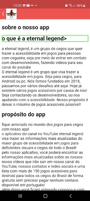 Eternal legend, APP oficial Screenshot 1