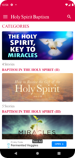 Holy Spirit Baptism Screenshot 2