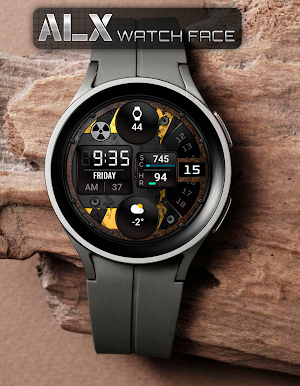 ALX25 LCD Watch Face Screenshot 0