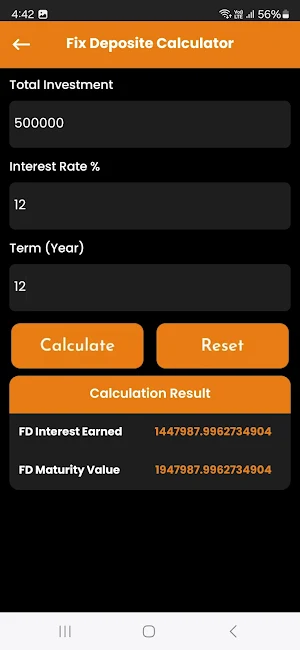 LoanPal - Finance Calculator Screenshot 2