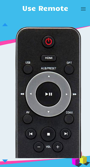Remote Control for Philips Sound Bar Screenshot 2