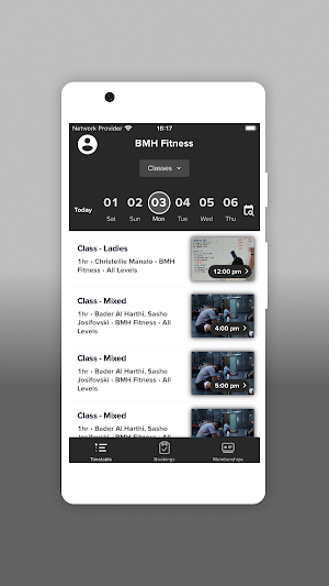 BMH Fitness Screenshot 2